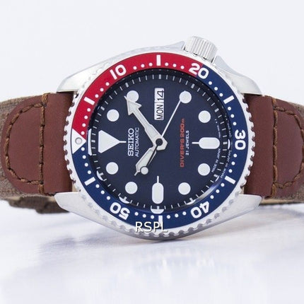 Montre toile sangle SKX009J1-NS1 200M hommes d'automatique Seiko Diver