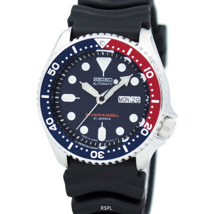 Montre homme Seiko automatique de plongée 200 m reconditionnée, fabriquée au Japon, SKX009 SKX009J1 SKX009J