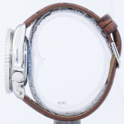 Montre 200M Ratio cuir marron SKX009K1-LS7 masculine automatique Seiko Diver