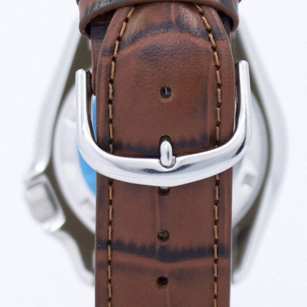 Montre 200M Ratio cuir marron SKX009K1-LS7 masculine automatique Seiko Diver