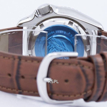 Montre 200M Ratio cuir marron SKX009K1-LS7 masculine automatique Seiko Diver