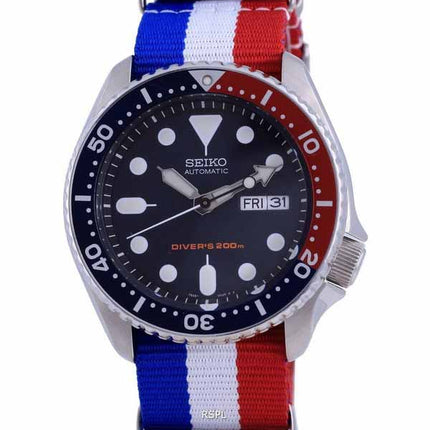 Montre Seiko Automatic Diver's Polyester SKX009K1-var-NATO25 200M pour homme