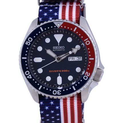 Montre Seiko Automatic Diver's Polyester SKX009K1-var-NATO27 200M pour homme