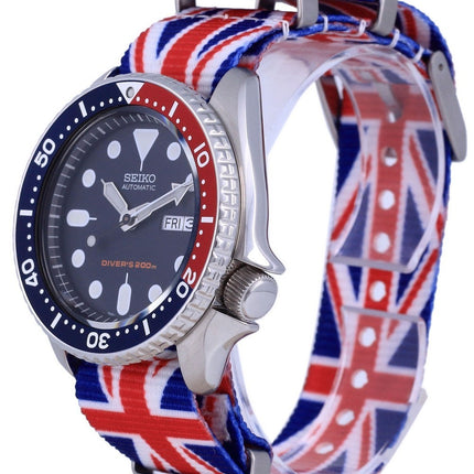 Montre Seiko Automatic Diver's Polyester SKX009K1-var-NATO28 200M pour homme