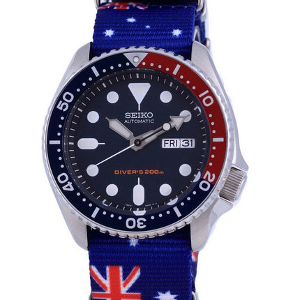 Montre Seiko Automatic Diver's Polyester SKX009K1-var-NATO30 200M pour homme