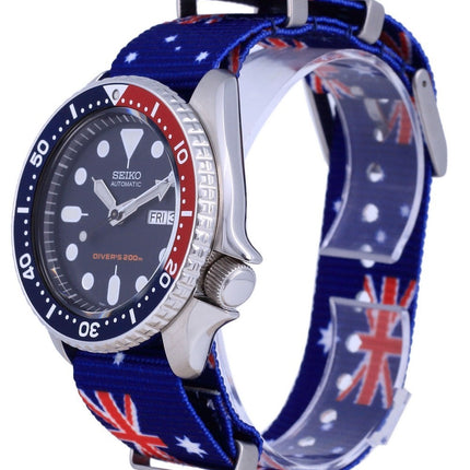 Montre Seiko Automatic Diver's Polyester SKX009K1-var-NATO30 200M pour homme