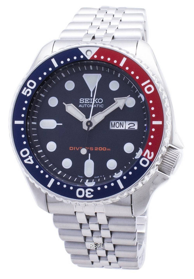 Montre homme Seiko Automatic Diver's 200M Jubilee Bracelet SKX009K2 reconditionnée