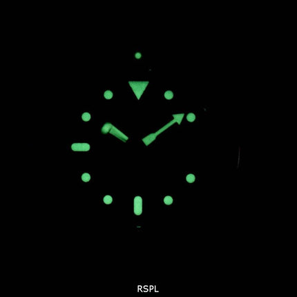 Watch Ratio en cuir noir SKX011J1-LS6 200M hommes Seiko automatique montre de plongée