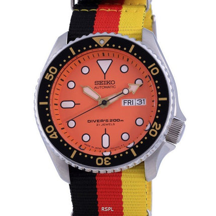 Montre pour homme Seiko Automatic Diver's Japan Made Polyester SKX011J1-var-NATO26 200M