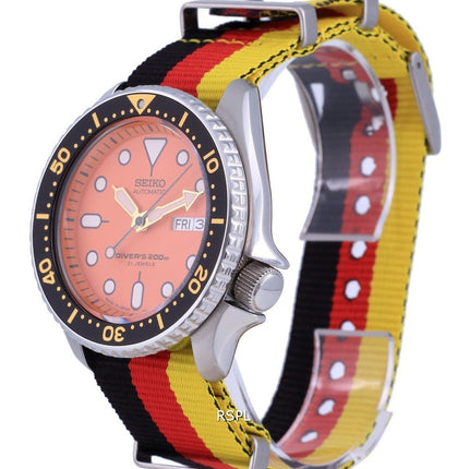 Montre pour homme Seiko Automatic Diver's Japan Made Polyester SKX011J1-var-NATO26 200M