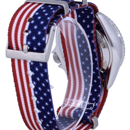 Montre pour homme Seiko Automatic Diver's Japan Made Polyester SKX011J1-var-NATO27 200M