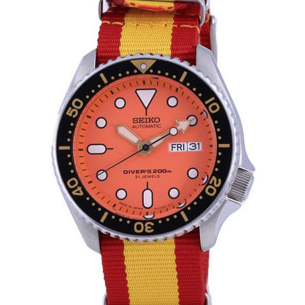 Montre pour homme Seiko Automatic Diver's Japan Made Polyester SKX011J1-var-NATO29 200M