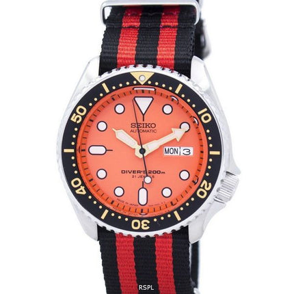 Montre 200M NATO bracelet SKX011J1-NATO3 masculin automatique Seiko Diver