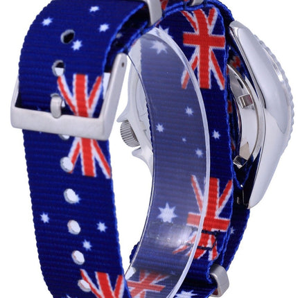 Montre pour homme Seiko Automatic Diver's Japan Made Polyester SKX011J1-var-NATO30 200M