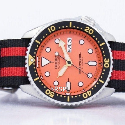 Montre 200M NATO bracelet SKX011J1-NATO3 masculin automatique Seiko Diver