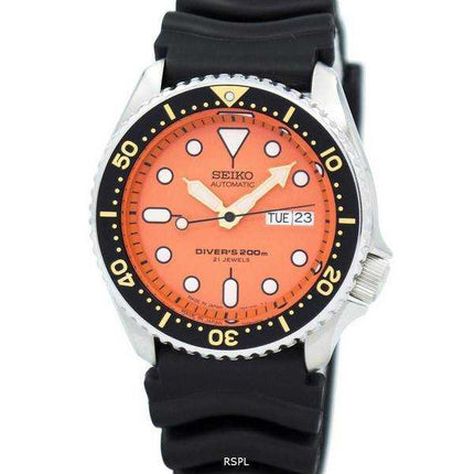 Montre homme Seiko automatique de plongée 200 m fabriquée au Japon SKX011 SKX011J1 SKX011J reconditionnée