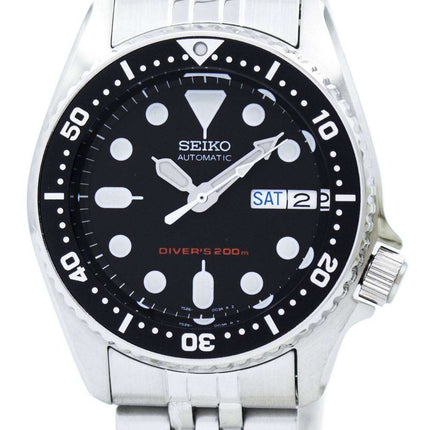Montre homme Seiko automatique de plongée sous-marine 21 rubis 200 m SKX013K2 reconditionnée