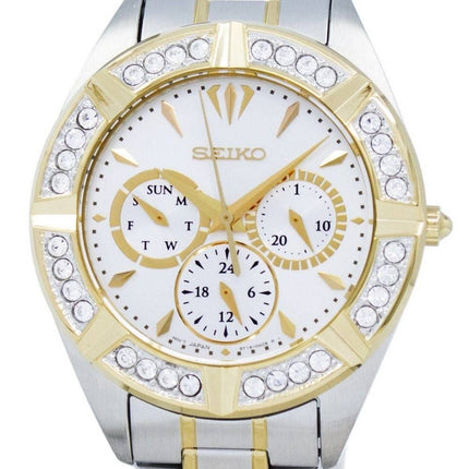 Montre Seiko Seigneur Quartz diamant Accent SKY676 SKY676P1 SKY676P féminin