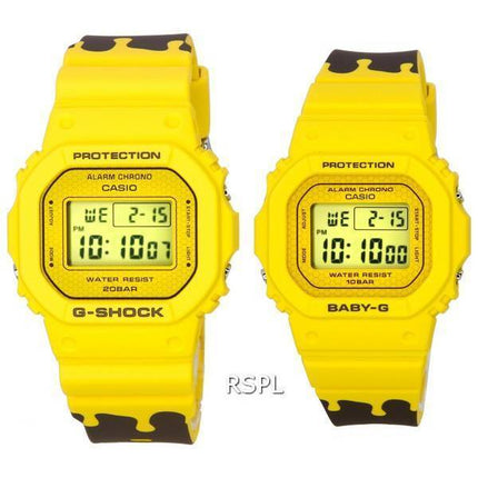 Casio G-Shock et Baby-G Digital Honey inspiré de l'édition limitée Quartz SLV-22B-9 SLV22B-9 Montre Couple