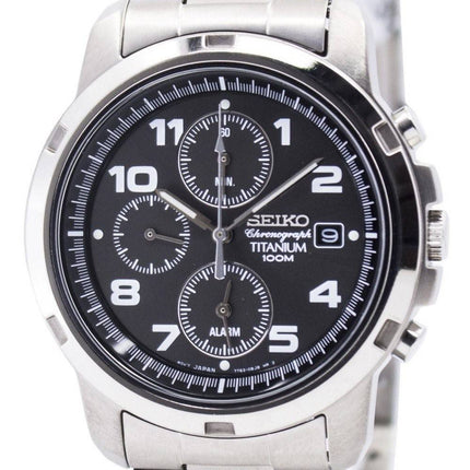 Seiko titane chronographe militaire SNA113P1 SNA113P SNA113