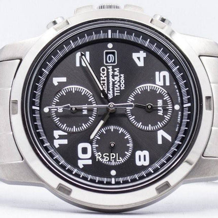 Seiko titane chronographe militaire SNA113P1 SNA113P SNA113