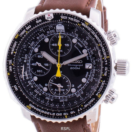 Montre Seiko Pilot',s Flight SNA411P1-VAR-LS12 Quartz 200M pour homme
