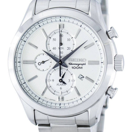 Montre Seiko chronographe Quartz alarme SNAF63 SNAF63P1 SNAF63P hommes