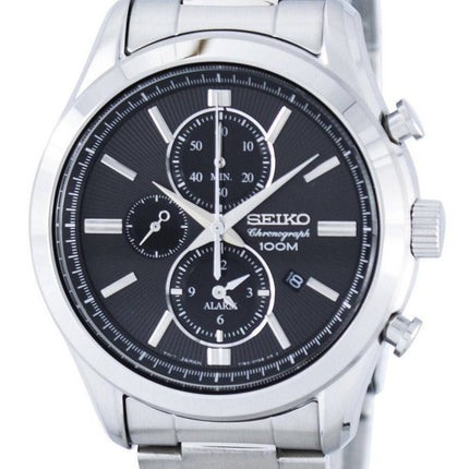Montre Seiko chronographe Quartz alarme SNAF67 SNAF67P1 SNAF67P hommes