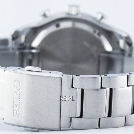 Montre Seiko chronographe Quartz alarme SNAF67 SNAF67P1 SNAF67P hommes