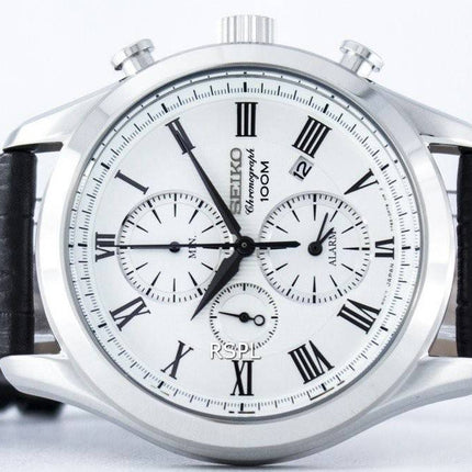 Montre Seiko chronographe Quartz alarme SNAF69 SNAF69P1 SNAF69P hommes