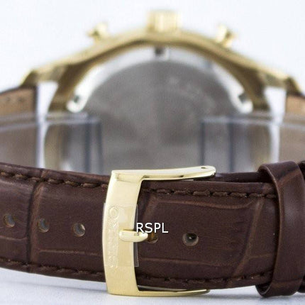 Montre Seiko chronographe Quartz alarme SNAF72 SNAF72P1 SNAF72P hommes