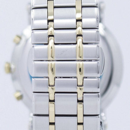 Montre Seiko Premier Chronograph Quartz alarme SNAF80 SNAF80P1 SNAF80P hommes