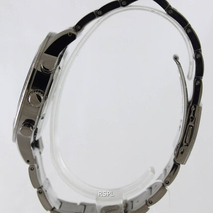 Seiko chronographe 100M lunette noire SNDF41P1 SNDF41P