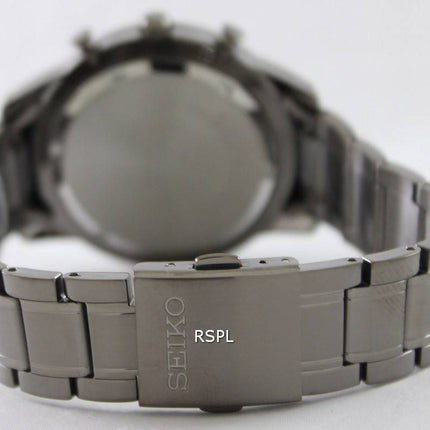 Seiko chronographe 100M lunette noire SNDF41P1 SNDF41P