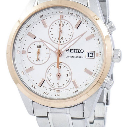 Montre Seiko chronographe tachymètre Quartz SNDV56 SNDV56P1 SNDV56P féminin