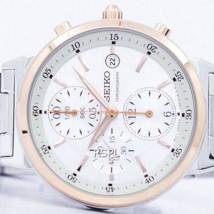 Montre Seiko Neo classique Chronographe Quartz SNDW48 SNDW48P1 SNDW48P féminin