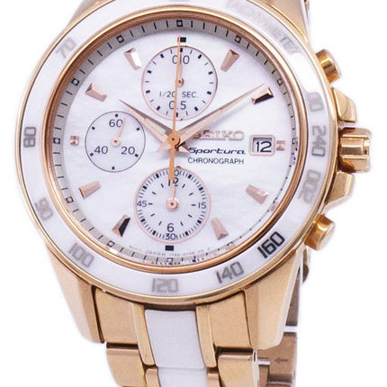 Montre Seiko Sportura Chronographe Quartz SNDW98 SNDW98P1 SNDW98P féminin