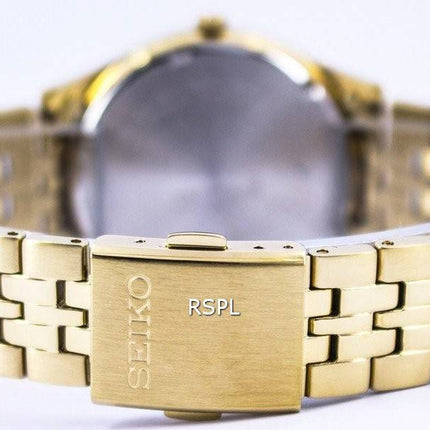 Montre Seiko base solaire Gold Tone SNE036 SNE036P1 SNE036P hommes
