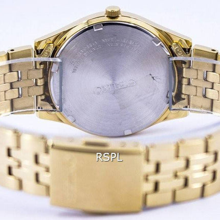 Montre Seiko base solaire Gold Tone SNE036 SNE036P1 SNE036P hommes