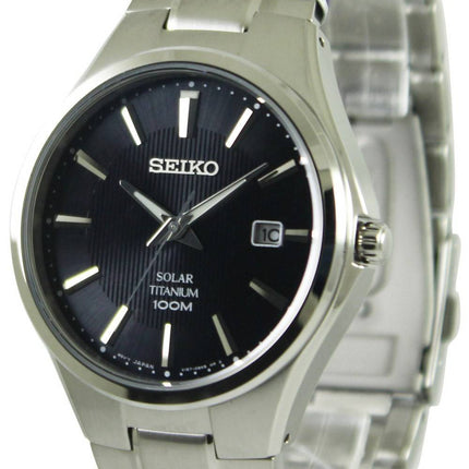 Montre Seiko titane solaire 100M SNE377P1 SNE377P hommes