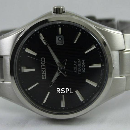 Montre Seiko titane solaire 100M SNE377P1 SNE377P hommes