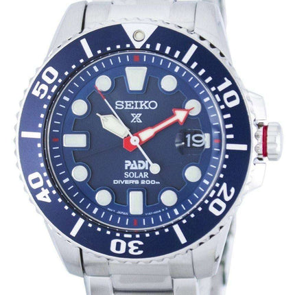 Montre homme Seiko Prospex PADI Édition Spéciale Solaire Plongeur 200M SNE435 SNE435P1 SNE435P reconditionnée