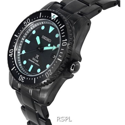 Montre pour homme Seiko Prospex Black Series Night Vision Solar Diver SNE587 SNE587P1 SNE587P 200M