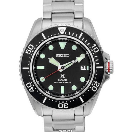 Montre Homme Seiko Prospex Compact Cadran Noir Solar Diver SNE589 SNE589P1 SNE589P 200M