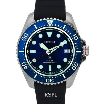 Montre pour homme Seiko Prospex cadran bleu Solar Diver SNE593 SNE593P1 SNE593P 200M
