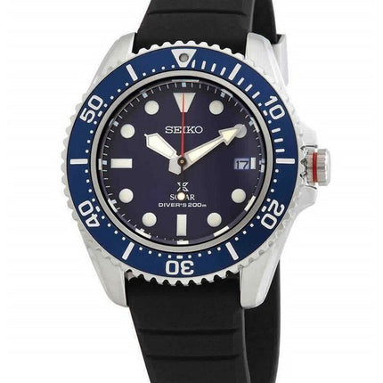 Montre pour homme Seiko Prospex cadran bleu Solar Diver SNE593 SNE593P1 SNE593P 200M