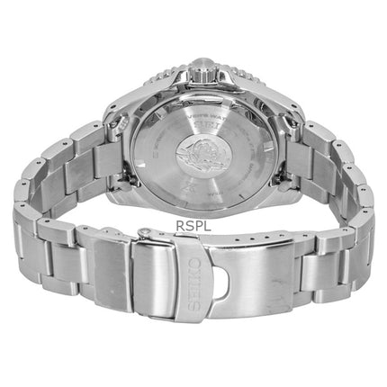 Montre homme Seiko Prospex en acier inoxydable, cadran noir, solaire, étanche à 200 m (SNE597P1).