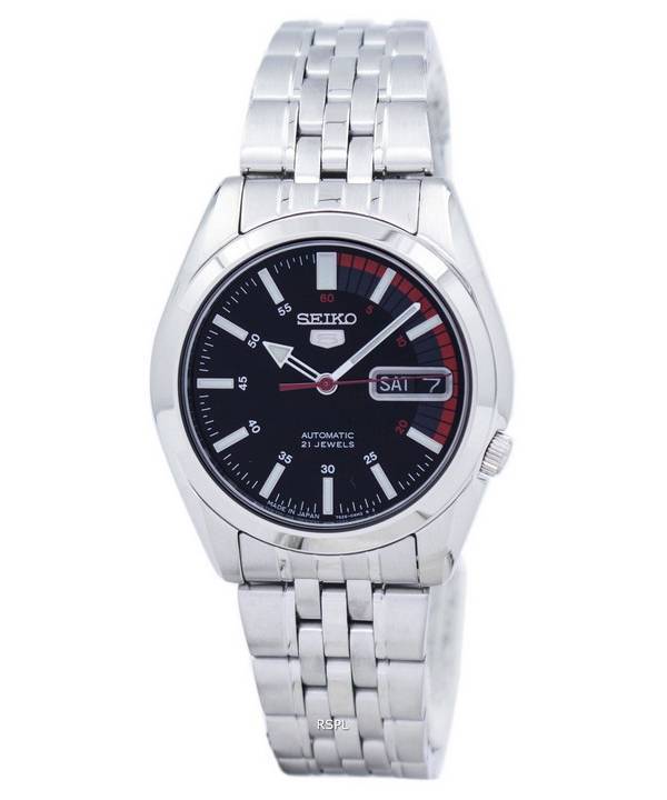 Montre homme Seiko 5 automatique 21 rubis, fabriquée au Japon, reconditionnée (SNK375, SNK375J1, SNK375J).