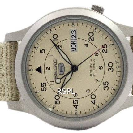 Montre homme Seiko 5 Military Automatic à bracelet en nylon SNK803K2 reconditionnée