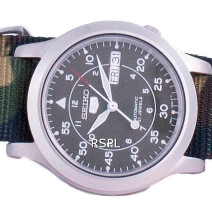 Seiko 5 Military SNK805K2-var-NATOS18 Herrenuhr mit automatischem Nylonarmband